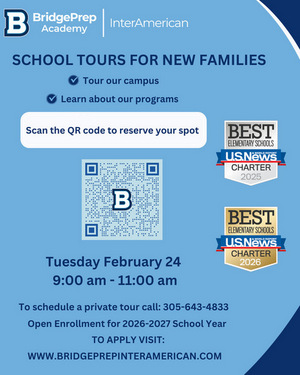 ⭐School Tours for New Families /  ⭐Visitas Escolares para Familias Nuevas-